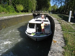 Passage d'écluses